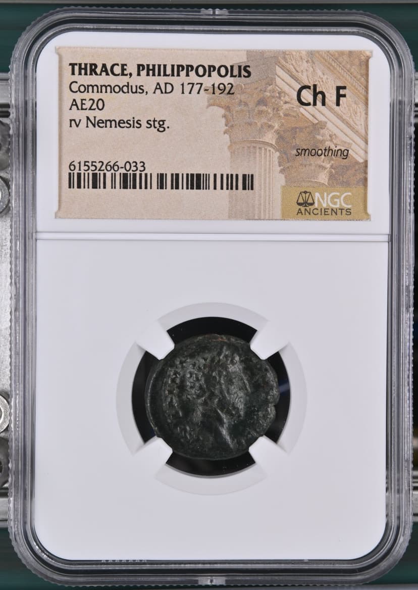 Commodus Provincial Bronze — Nemesis